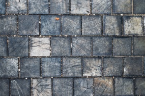 木砖墙背景图片